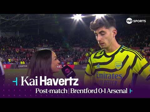 Kai Havertz DELIGHTED after scoring late winner to help send Arsenal top of the Premier League 😍🔴