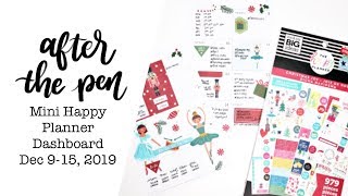 AFTER THE PEN Mini Happy Planner Dashboard: Dec 9-15, 2019