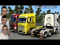 Wyścig z czasem! Ależ się działo!🚍😱★Jedziemy do Ługi 2/2!★ ETS 2 CONVOY✔ MafiaSolecTeam🌏