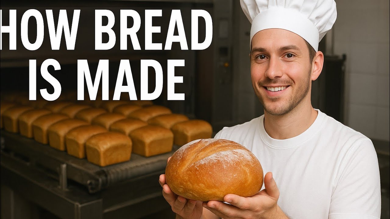How Bread Is Made in Factories | From Grain to Golden Loaf