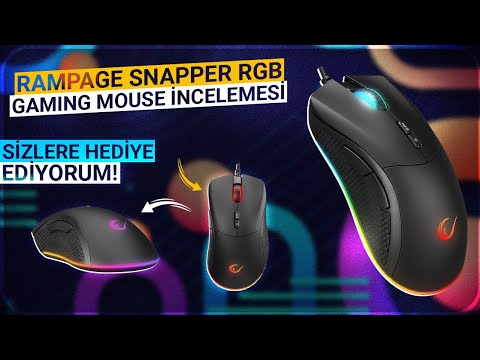 Snapper Mouse RAMPAGE SMX-R53 SNAPPER RGB GAMİNG MOUSE İNCELEMESİ - YouTube
