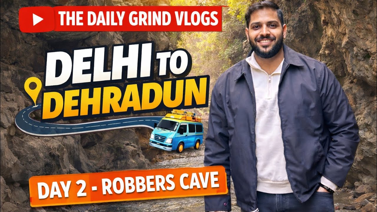 Exploring ROBBERS CAVE 😍 | Delhi to Dehradun Trip | Day 2