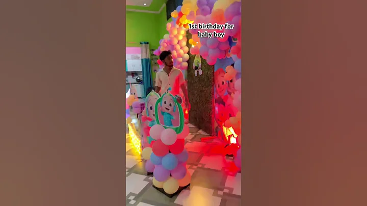Cocomelon Theme Birthday Decoration | Cocomelon Birthday Decoration | First BirthdayParty Decoration