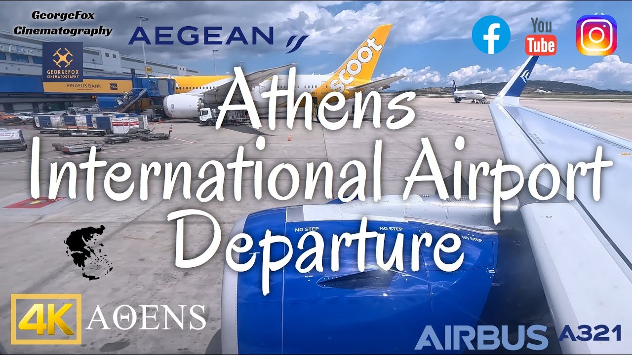 TRIP REPORT | Stunning takeoff Aegean Airlines - Airbus A321 Neo | LGAV - Athens Int. Airport