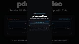 Details Render 4K Music Videos in TypeScript with This... News