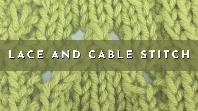 How to Knit the Elliptical Cable