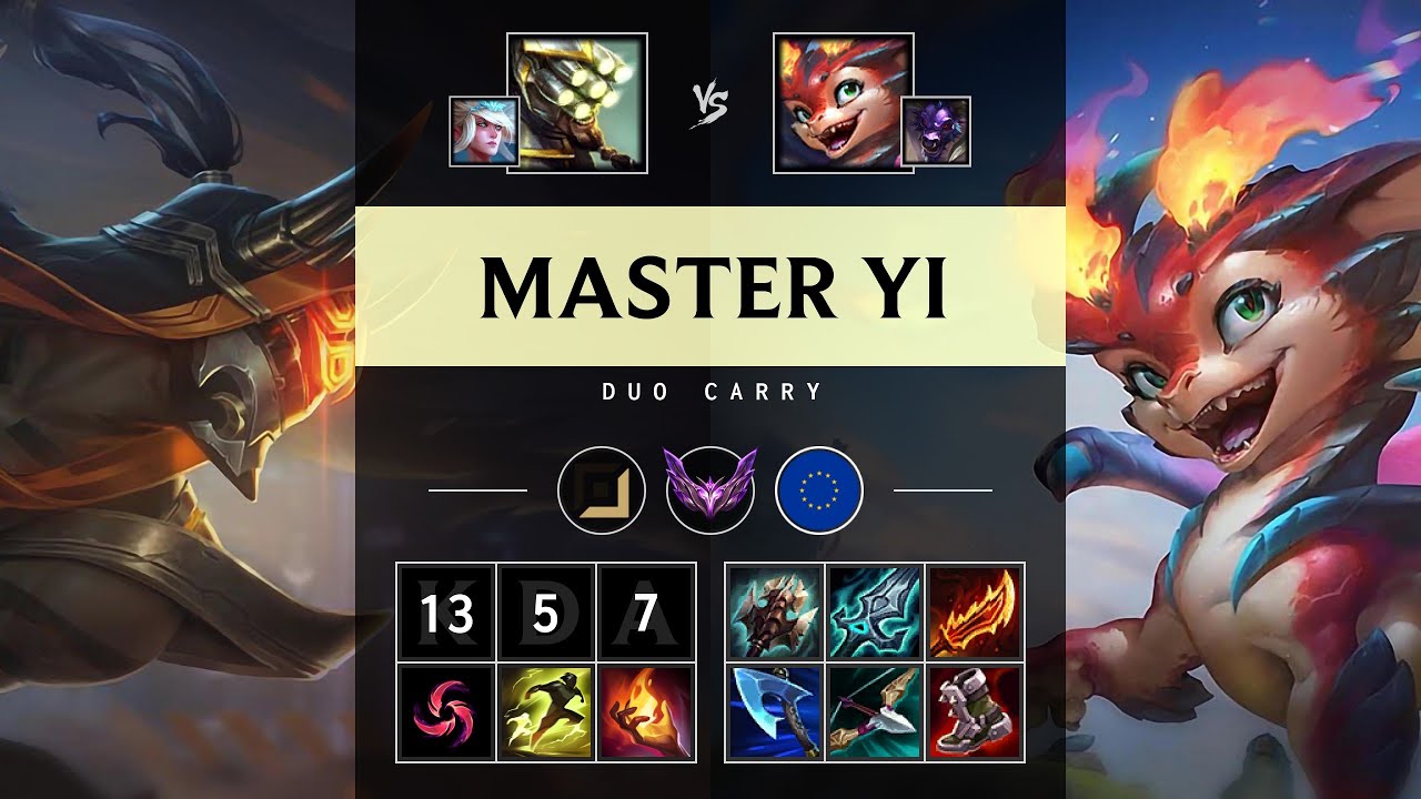 Master Yi ADC vs Smolder - EUW Master Patch 25.17