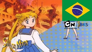 Sailor Moon Brazillian Portuguese Op cartoon Network Dub