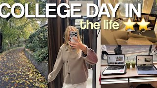 college day in the life 🌟🧘‍♀️ *gym, friends, revision