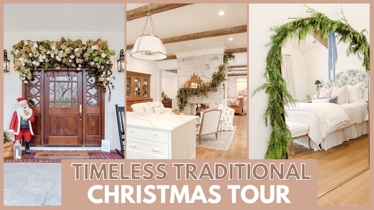 TIMELESS TRADITIONAL CHRISTMAS HOME TOUR | Rockwall Holiday Home Tour | FARMHOUSE LIVING