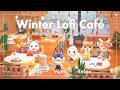 【あつ森BGM】Winter Lofi Café｜温かい冬のコテージ｜ピアノと環境音｜作業・勉強・リラックス