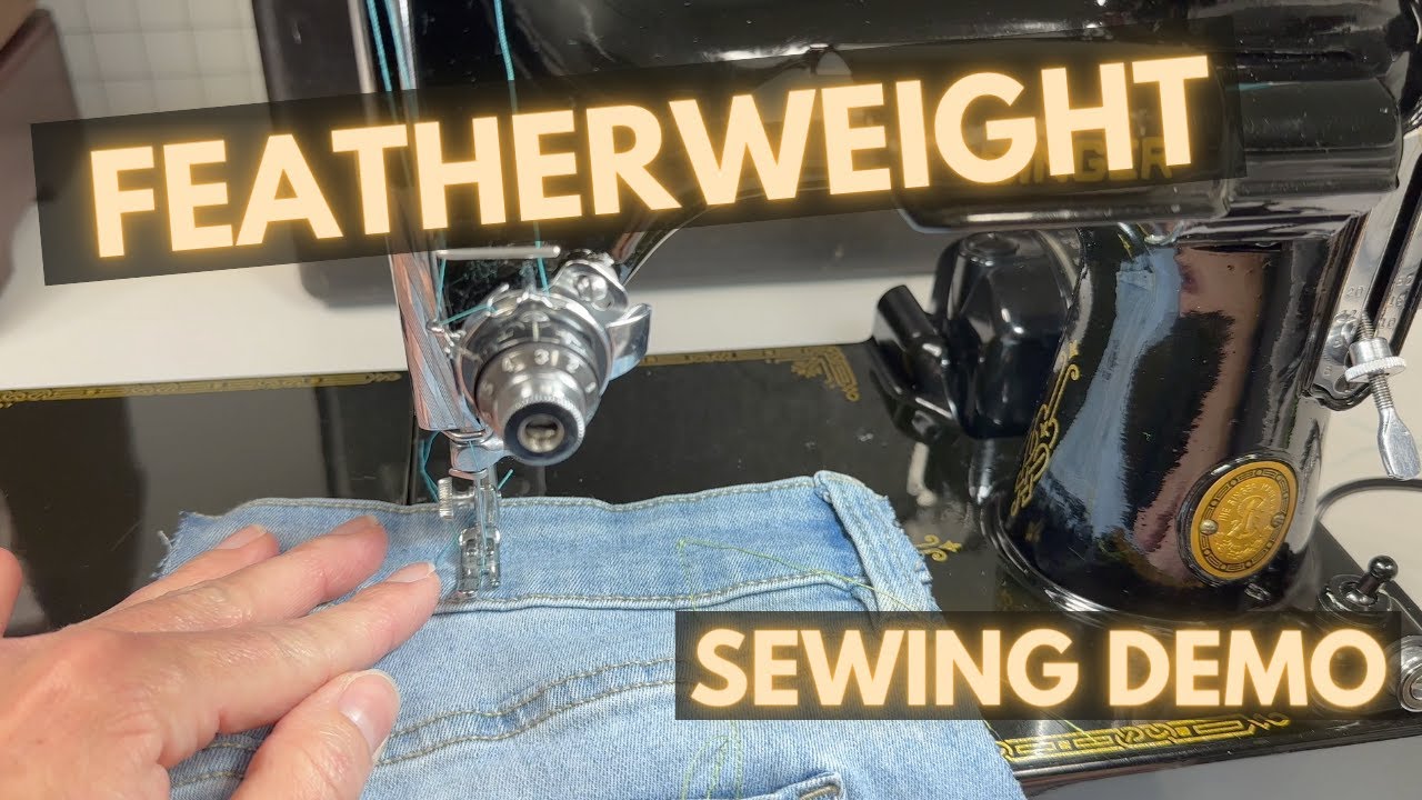 SOLD!This restored Singer Featherweight 221 is for sale! Can it sew through 16 layers of cotton???