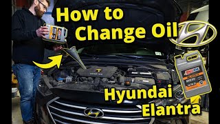 Player Profile 2017-2020 Hyundai Elantra Oil Change 2.0, 1.4 Turbo, and 1.6 Turbo Engines - Quick and Easy