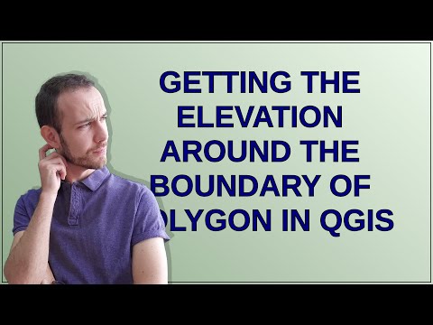 Gis: Getting the elevation around the boundary of polygon in QGIS