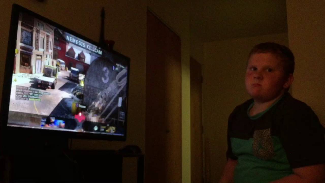Racist angry kid raging at black ops 3!