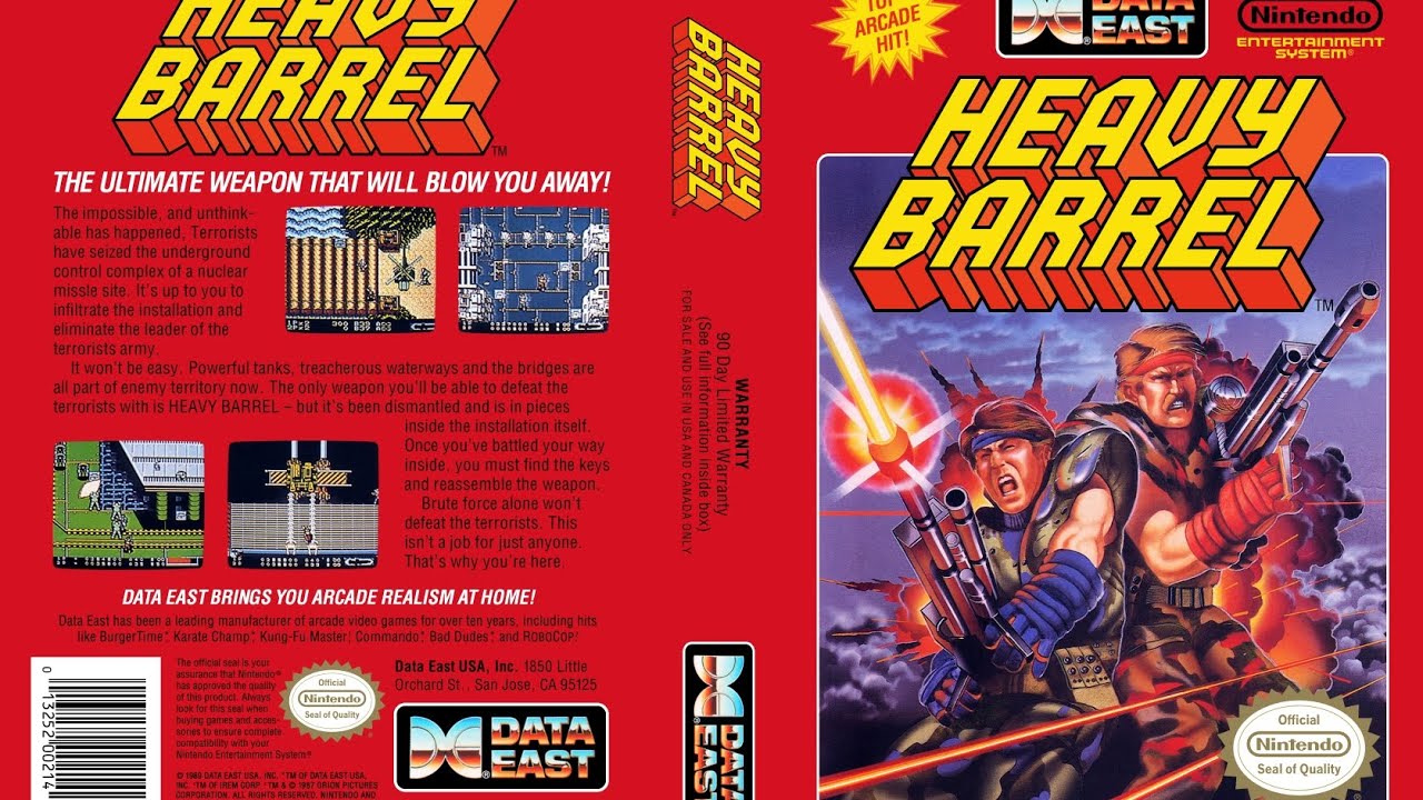 ヘビーバレル （ファミコン版）プレイ動画 / Heavy Barrel (FC / NES