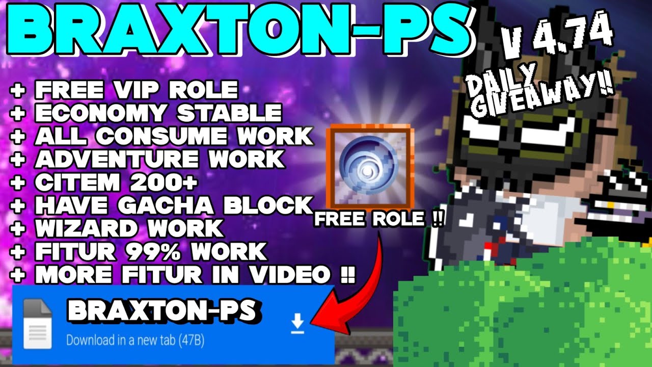 BRAXTON-PS!! FREE VIP ROLE NO CLICK BAIT !! GTPS NEW 2024 NOVEMBER