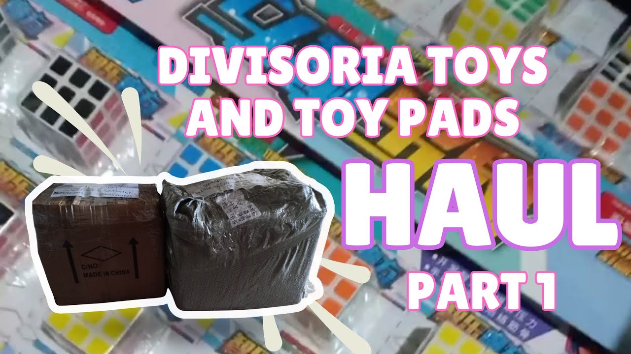 Divisoria toys and toy pads Haul PART 1