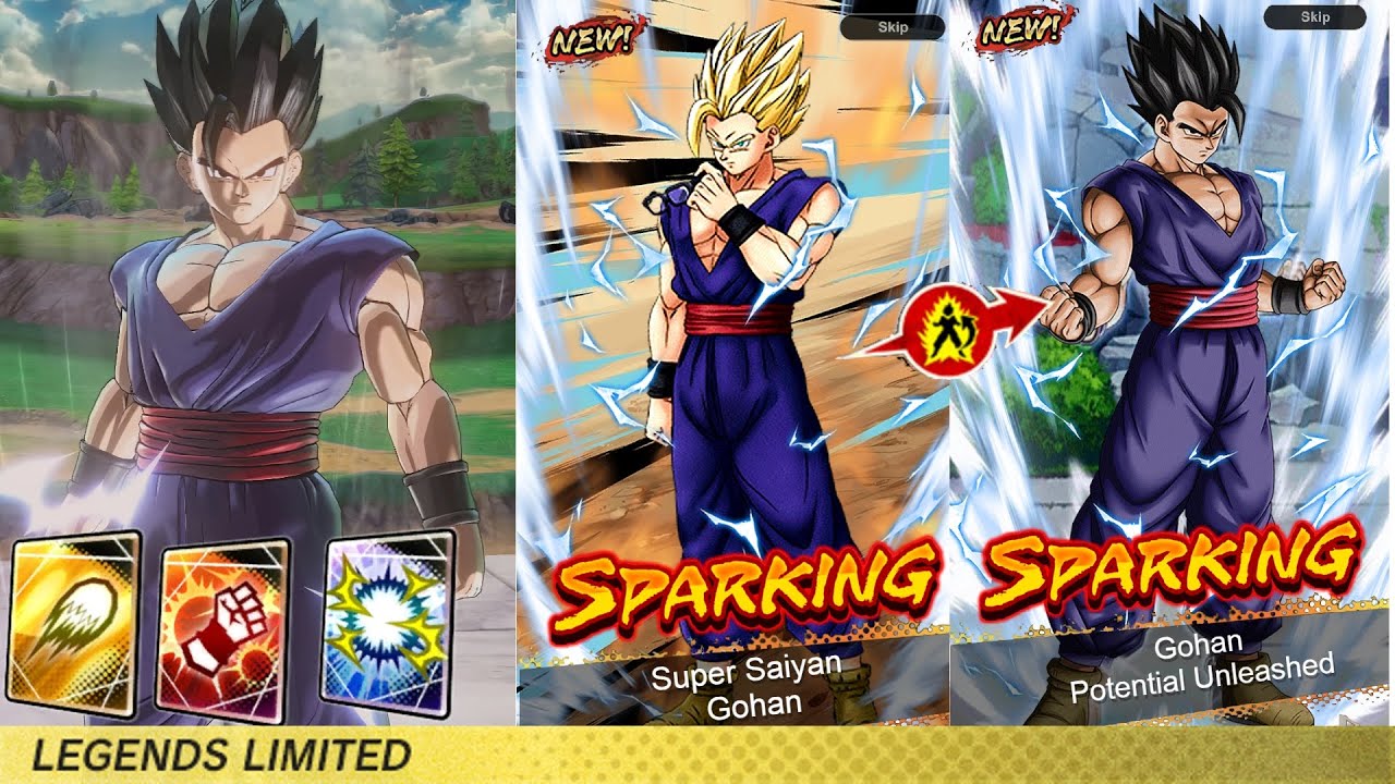 TRANSFORMING ( SUPER HERO ) ULTIMATE GOHAN! MOVESET!