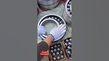 Ball bearing fitting demonstration of great work activities