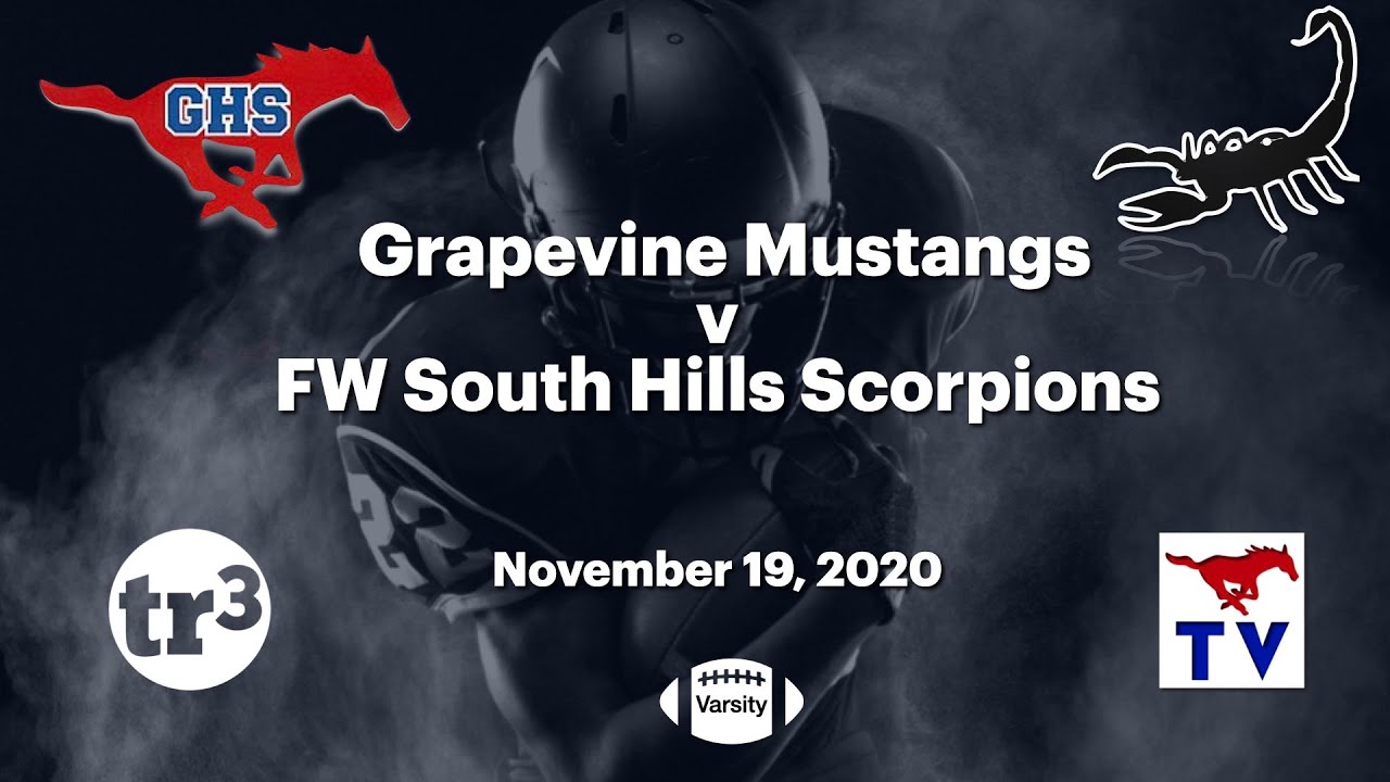 Grapevine Mustangs at Fort Worth South Hills Scorpions - Varsity Football