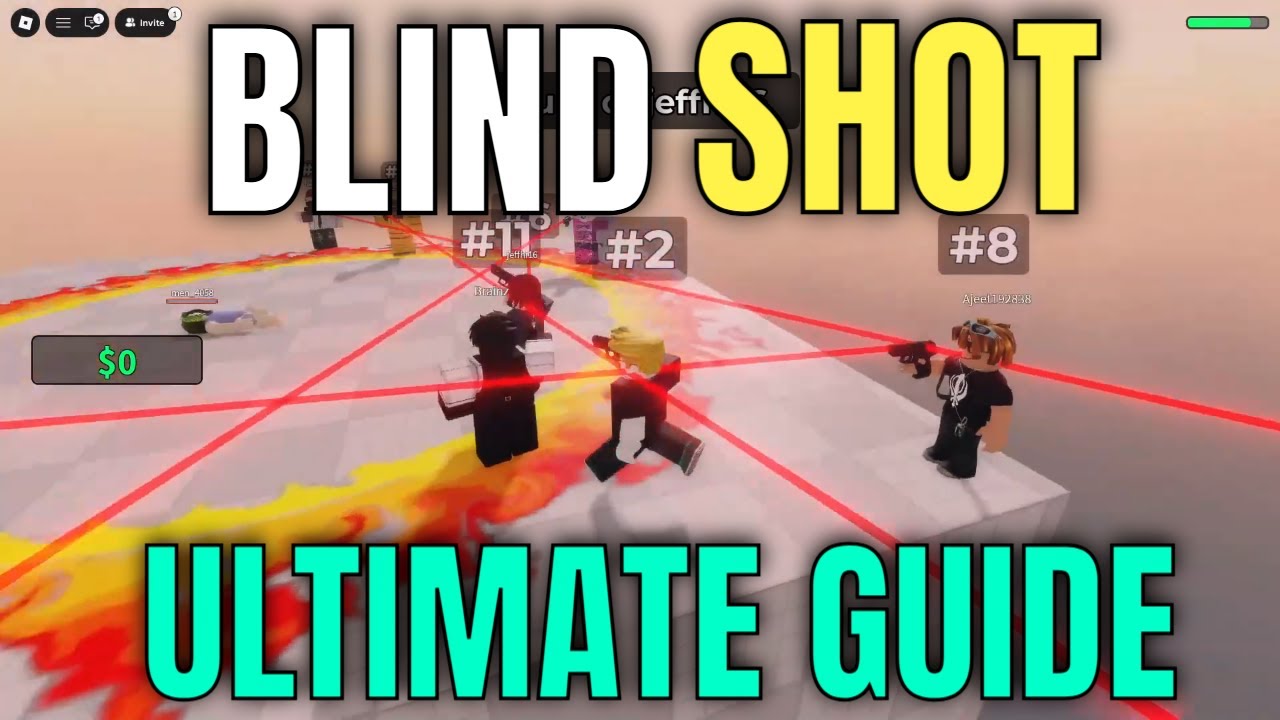 Полное руководство по игре BLIND SHOT! (Оружие, деньги, победы) - Roblox