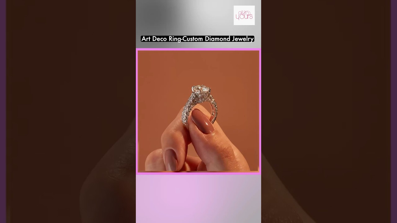 Кольцо в стиле ар-деко с бриллиантом 2 карата | Десятилетия мастерства в одном изделии | Сертифиц...