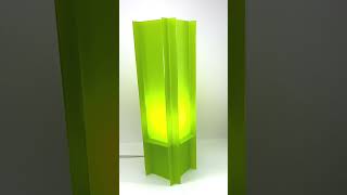Gorgeous Lime Green Sculptural Art Lamp By Atomic Mobiles