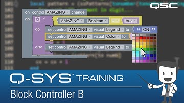 Q-SYS Control 101: Block Controller B (FR)