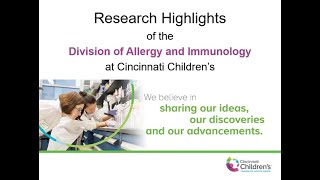 Research Highlights of the Division of Allergy and Immunology at Cincinnati Children’s (2024)
