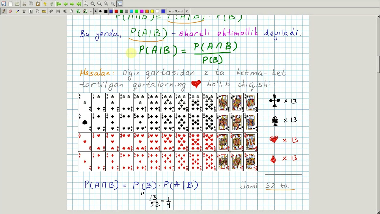Ehtimollikni hisoblash usullari. Ehtimollikni qo'shish va ko'paytirish. Algebra 11-sinf. 49-dars