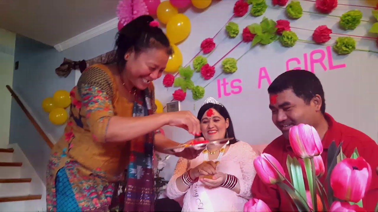 Baby Shower Nepalese Style of Baby Shower YouTube