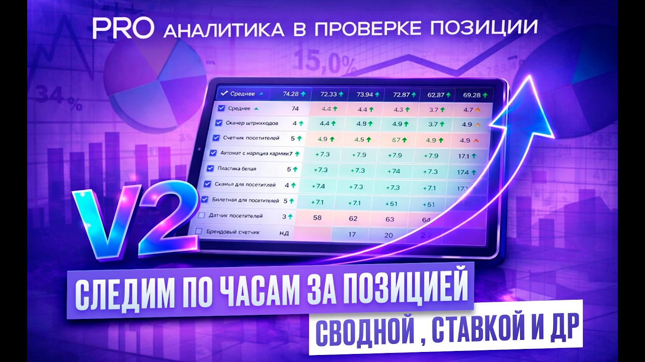 Продвинутая аналитика в инструменте проверка позиций v2.0