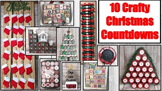 🎄CHRISTMAS COUNTDOWN ADVENT DECOR DIYS | CHRISTMAS 2022 | DOLLAR TREE DIY 🎄