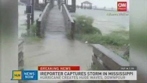 Hurricane Isaac - HLN (CNN)   IReport From Alfonzo...