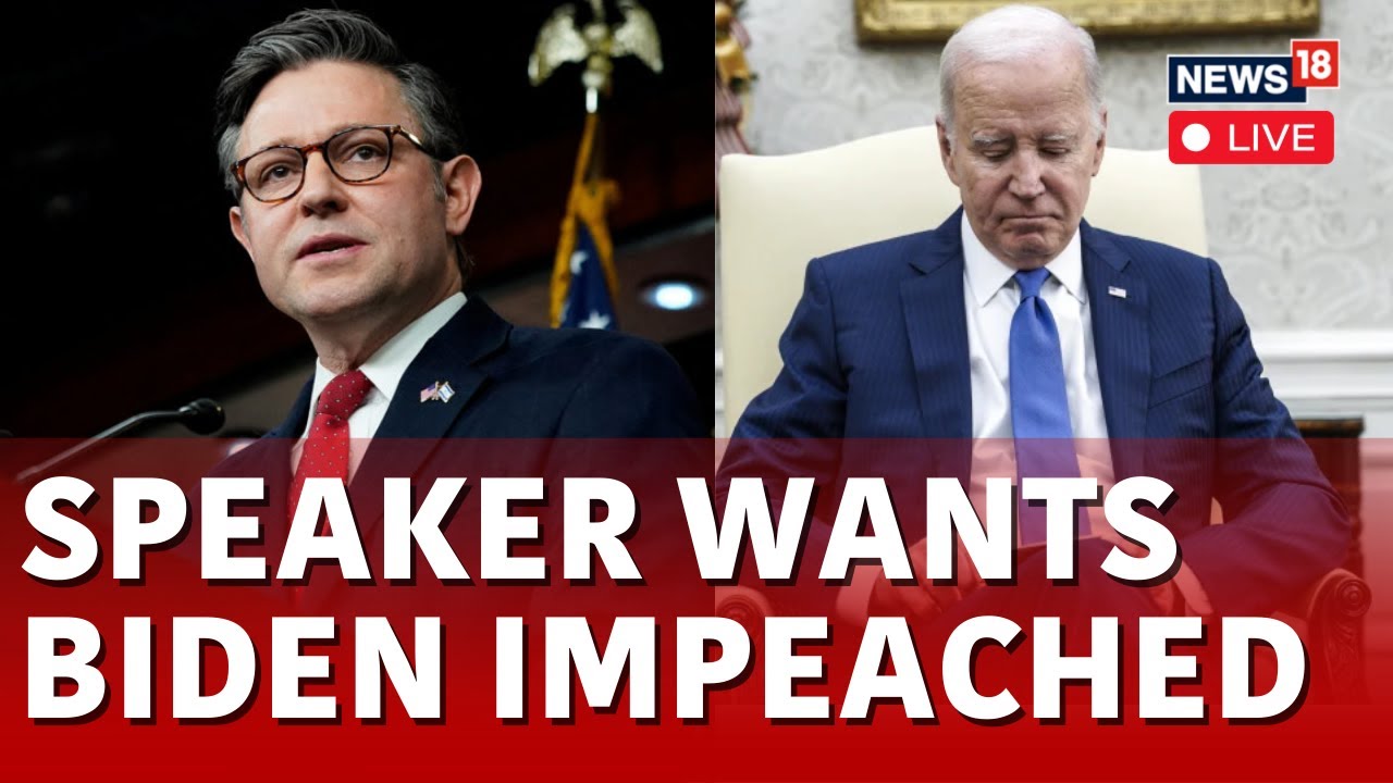 Mike Johnson LIVE | Speaker Johnson Plans Vote On Biden Impeachment ...