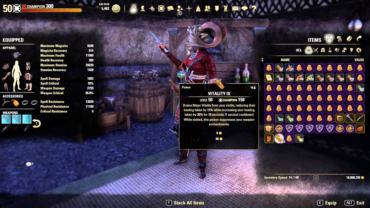 pvp соль Dark Brotherhood PTS - Poison Alchemy - Sneak peek - Elder Scrolls Online