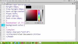 Step by step instruction to create Dropdown Menu Navigation Bar Using Html and CSS  (Urdu/Hindi)