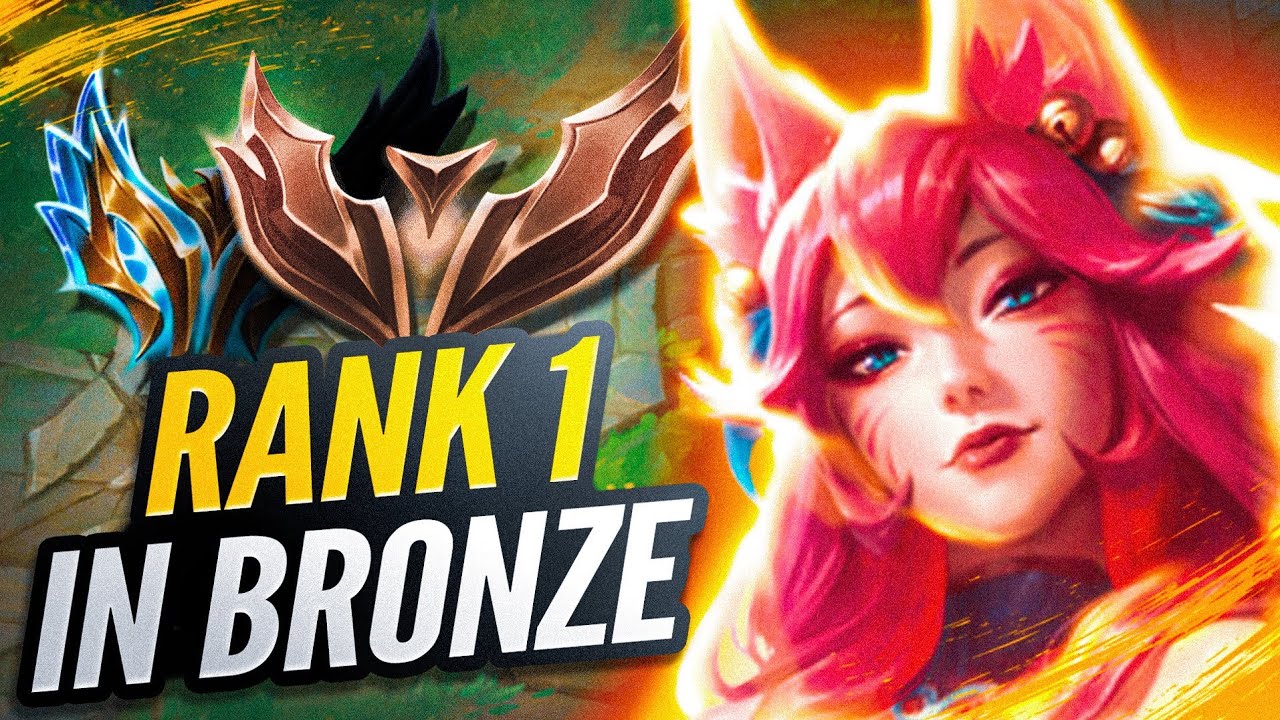 Rank 1 Ahri Plays in BRONZE For The FIRST TIME 😂