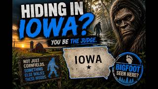 Crazy Iowa Bigfoot Sightings! Cornfields,  Back Roads, Iowa University Campus Help Sasquatch  Hide!