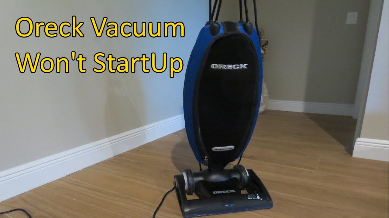 Oreck Magnesium Vacuum LW100 Wont Start - YouTube