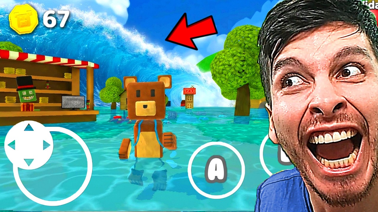 SOBREVIVE al TSUNAMI en SUPER BEAR ADVENTURE !!
