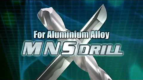 MNS Series Deep Hole Drills for Aluminum Alloys from Mitsubishi Materials