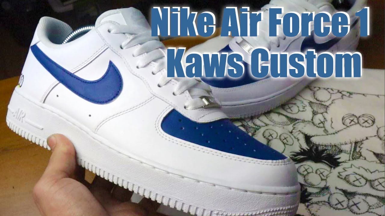 KAWS Custom Nike Air Force 1custom Nike AF1 Custom Cartoon 