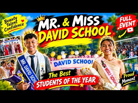 🔥 MR. & MISS DAVID SCHOOL 2026 | A Grand Celebration of Talent, Beauty & Confidence!