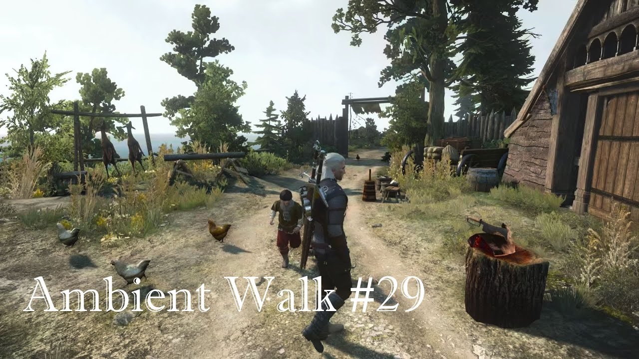 The Witcher 3 Ambient Morning Walk in Skellige Larvik