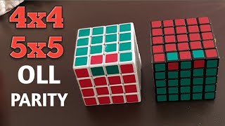 4x4 & 5x5 Rubik's Cube OLL Parity Tutorial