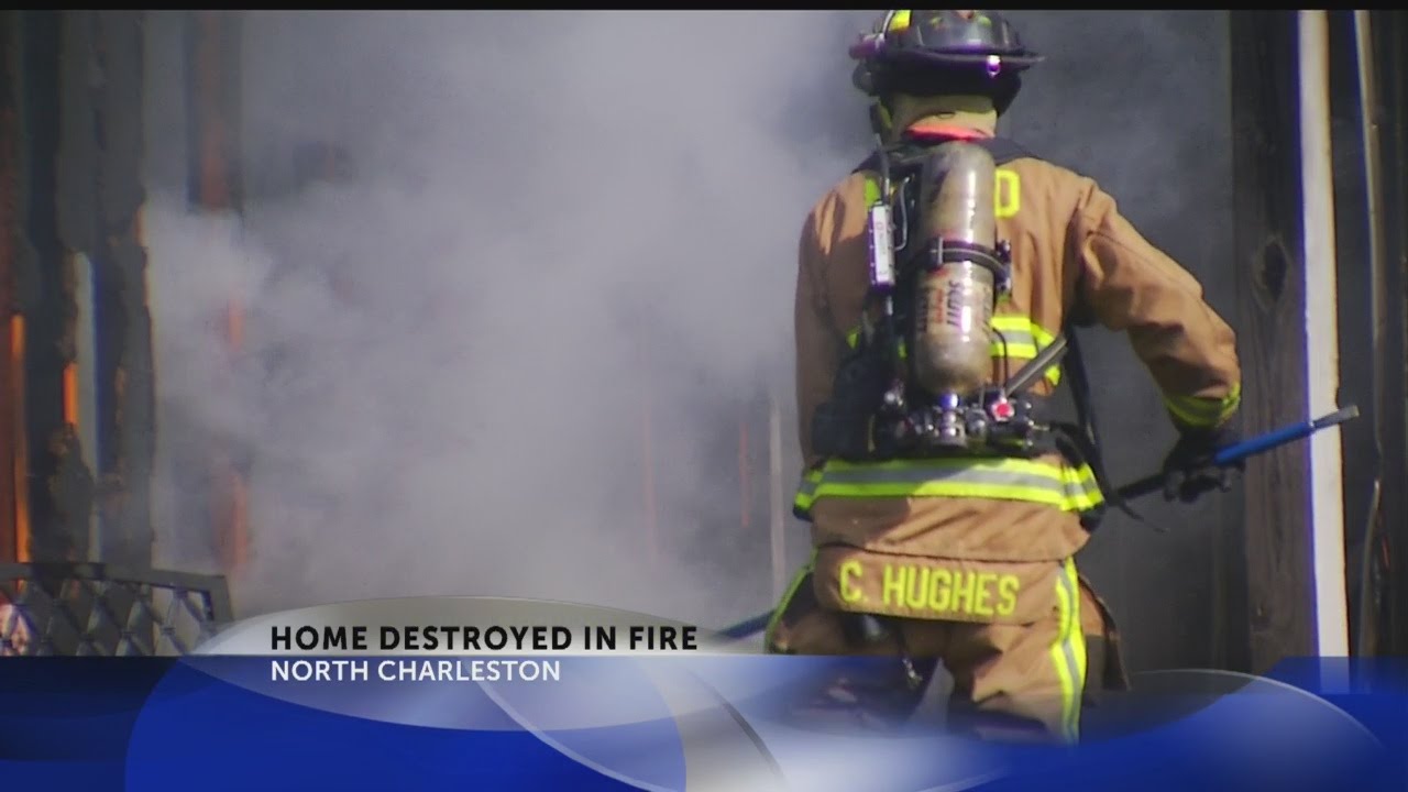 North Charleston house fire - YouTube