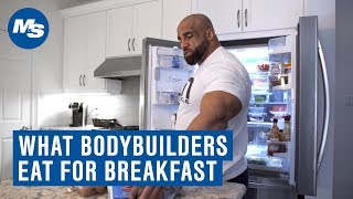 What Bodybuilders Eat For Breakfast | How Fouad "Hoss" Abiad Starts His Day