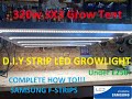 How to DIY Samsung led strip grow light *** HIGH EFFICIENCY ***